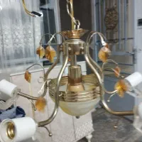لوستر۵شعله‌طلائی