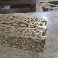 جا دستمال کاغذی برنز سالم|صنایع دستی و سایر لوازم تزئینی|قم, زند آباد|دیوار