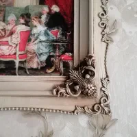 تابلو فرش ماشینی با قاب چوبی|تابلو فرش|اسلامشهر, شهرک قائمیه|دیوار