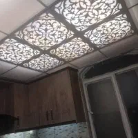 نصاب سقف کاذب۶۰×۶۰دیوارپوش ترمو ماربل قرنیز|خدمات پیشه و مهارت|کرج, گوهردشت|دیوار