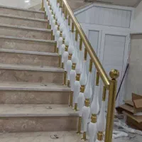 نصب نردهای استیل وساخت پله های پیچ وجوشکاری|مصالح و تجهیزات ساختمان|رشت, گلباغ نماز|دیوار