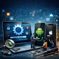 خدمات و تعمیرات لپ تاپ و کامپیوتر و موبایل