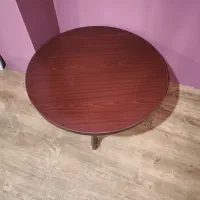 دو عدد میز چوبی طرح استیل با روکش یا تاپیس mdf|مبلمان خانگی و میز عسلی|رشت, معلم|دیوار
