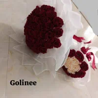 دسته گل خواستگاری با روبان