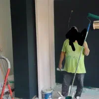 رنگ آمیزی.بتونه‌.گچکاری لکه گیری.کندن کاغذ دیواری|خدمات پیشه و مهارت|اصفهان, بهارستان|دیوار