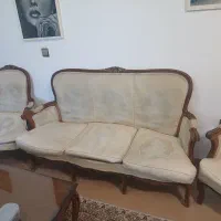 مبل استیل فرانسوی . پارچه اصلا.