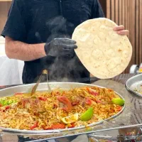 له فه ی سلیمانی ،با نان داغ و سلف سرویس.میدان معلم