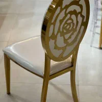 صندلی فلزی مدل ابکاری تالار/رستوران تشریفات عقد|عمدهفروشی|ثمرین, |دیوار