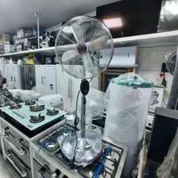 پنکه تمام استیل ایستاده کنترل دار *اکبند*(فضائی)|پنکه و تصفیهکنندهٔ هوا|نیشابور, امام|دیوار