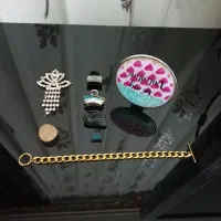 آینه آرایشی/دستبندبدل/گل سینه/گیره/سنگ انگشتر