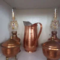 ۱۹ تکه ظروف مسی