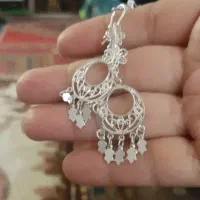 گوشواره های نقره ترک|جواهرات|تبریز, |دیوار