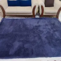 دو عدد فرش کرک دار جنس خوب.