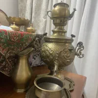 سماور برنجی کاملا نو