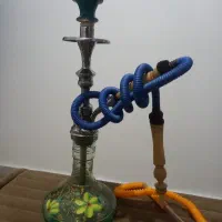 قلیون تنه برنج برنجی|کلکسیون و سرگرمی|هشتگرد, هشتگرد قدیم|دیوار