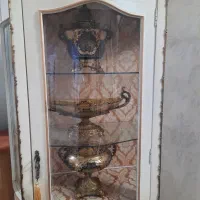 بوفه چوب راش، برنز کاری|بوفه، ویترین، کنسول|تهران, بهداشت|دیوار