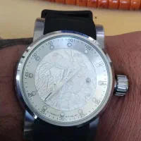 ساعت مچی اتوماتیک اصل آمریکا پشت شیشه قدیمی