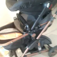 کالسکه و کریر آسپرینگ در حد نو به همراه اغوش|کالسکه و لوازم جانبی|بابلسر, |دیوار