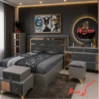 حرااج تخت خواب دونفره و سرویس خواب دونفره کاترین