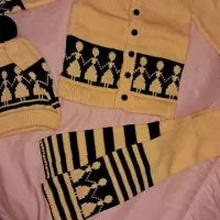 ست ۳ تیکه بچه گانه ماشین باف