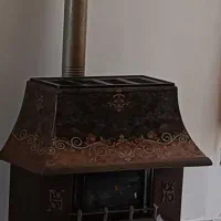 بخاری طرح شومینه در حد نو