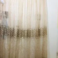 حریر براق و حریر گلدار پلیسه شده