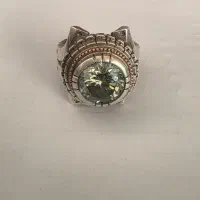 انگشتر مردانه موزانایت سبز تبریز|جواهرات|تهران, فرمانیه|دیوار