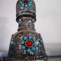 ظروف تزئینی با فیروزه،عقیق و زمرد|صنایع دستی و سایر لوازم تزئینی|دامغان, |دیوار