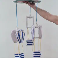 لوستر اتاق کودک|لوستر و چراغ آویز|فردیس, فرامرزیه|دیوار