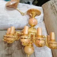 دو عدد لوستر 12 شاخه مجلسی و زیبا|لوستر و چراغ آویز|اصفهان, مهدی آباد|دیوار