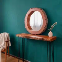 آینه و کنسول روستیک|بوفه، ویترین، کنسول|کرج, حسین‌آباد|دیوار