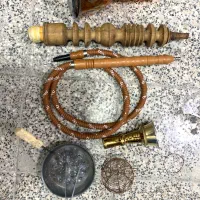 قلیون چوب گردو با تمام ملزومات