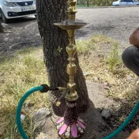 قلیون تنه برنجی