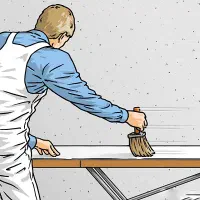 استخدام شاگرد برای نصاب کاغذدیواری