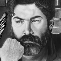 هدیه چهره سیاه قلم