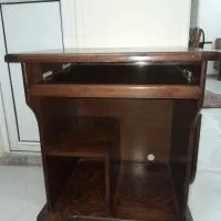 میز کامپیوتر تمام چوب