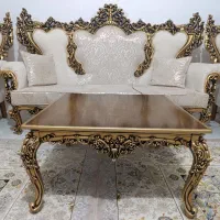 مبل سلطنتی مدل زنگوله با چوب راش 9نفره