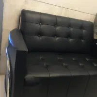 مبل دونفره چرمی