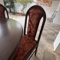 میز ناهارخوری چوبی|میز و صندلی غذاخوری|ساری, |دیوار