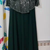 لباس مجلسی سبز رنگ تن نکردم اصلا ۳ میلیون ۶۰۰|لباس|چورزق, |دیوار