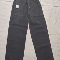 شلوار جین نیم بگ دخترانه نو|لباس|اراک, |دیوار