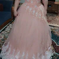 لباس عروس رنگی مناسب تاسایز ۴۸