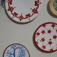 بشقاب دیوارکوب سفالی|مجسمه، تندیس، ماکت|تهران, درب دوم|دیوار