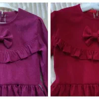 پیراهن دخترانه جنس مخمل کبریتی ریز|کفش و لباس بچه|قم, قم نو|دیوار