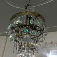 لوستر کریستال قدیمی|لوستر و چراغ آویز|تهران, سبلان (لشگر)|دیوار