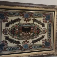تابلو فرش دستباف تمام ابریشم تبریز ۶۲رج|تابلو فرش|تهران, فردوس|دیوار