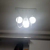 لوستر مولکولی|لوستر و چراغ آویز|آمل, |دیوار