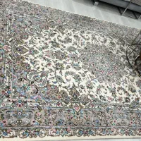 فرش دستبافت کاشان گل ابریشم شور نرفته نو|فرش|تهران, مختاری|دیوار