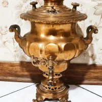 سماور روسی عتیقه کهنه مسوار