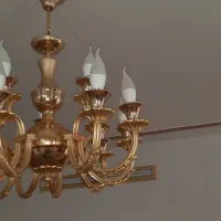 لوستر ۱۵ شاخه سلطنتی|لوستر و چراغ آویز|گنبد کاووس, |دیوار